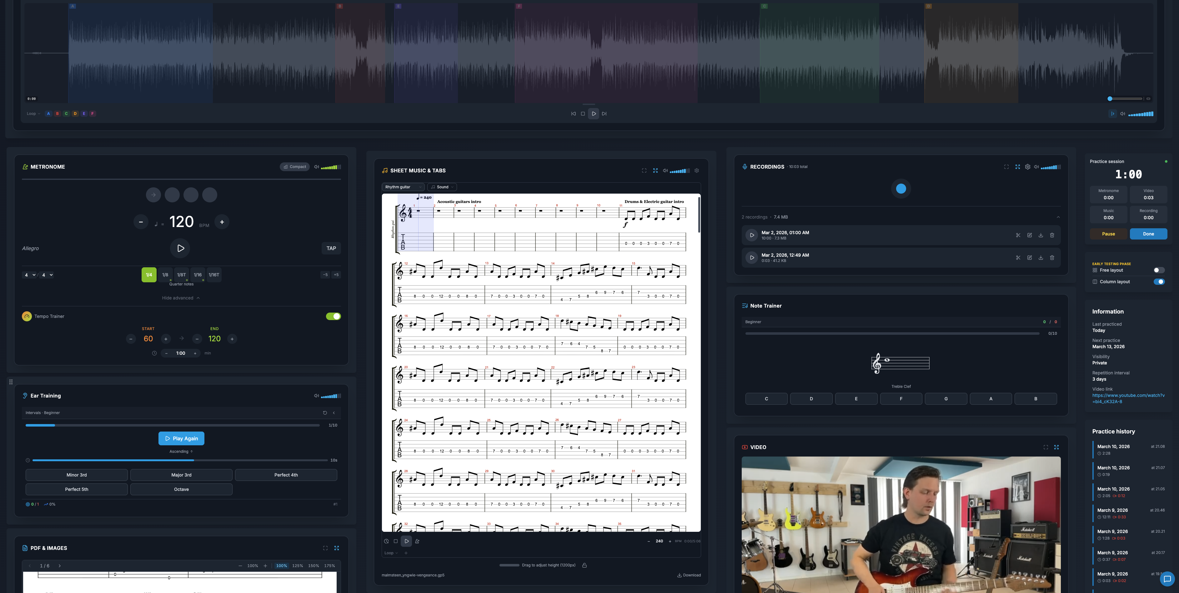 PathToPractice app — your practice cockpit